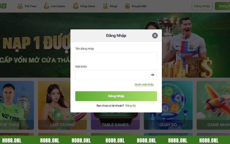 Đăng nhập tài khoản và tìm mục “Đăng nhập”